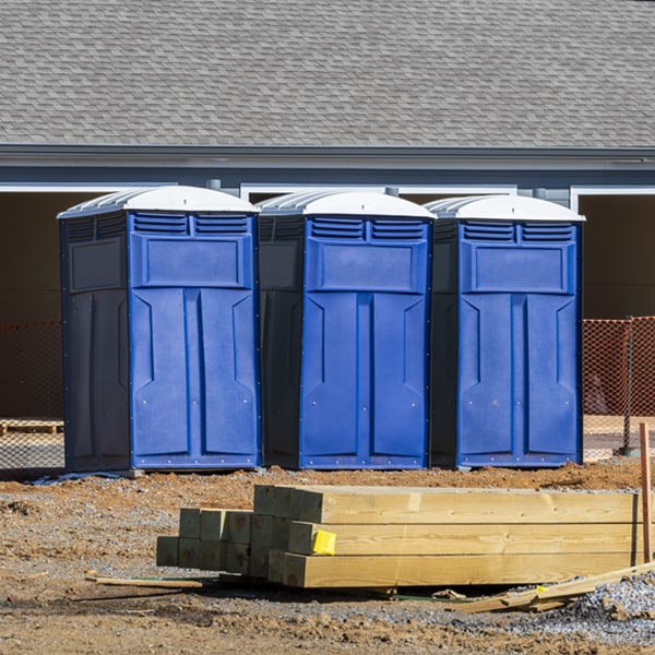 is there a specific order in which to place multiple porta potties in Beechmont